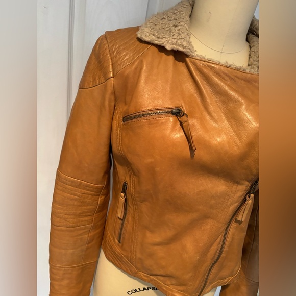DANIER Leather Jacket Size XS - Picture 3 of 13